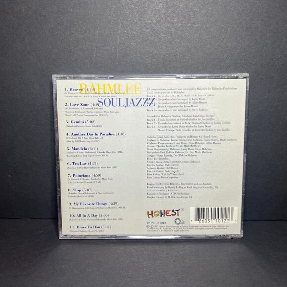 Rahmlee 101.9 SoulJazzz 1995 Soul Jazz Music Album CD - Picture 2 of 4